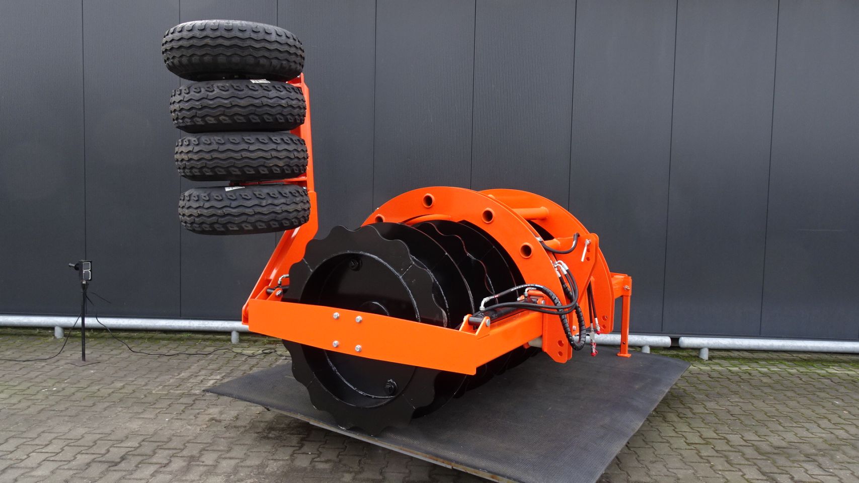 Kuil silage verdichting wals side shift hydraulische zij arm