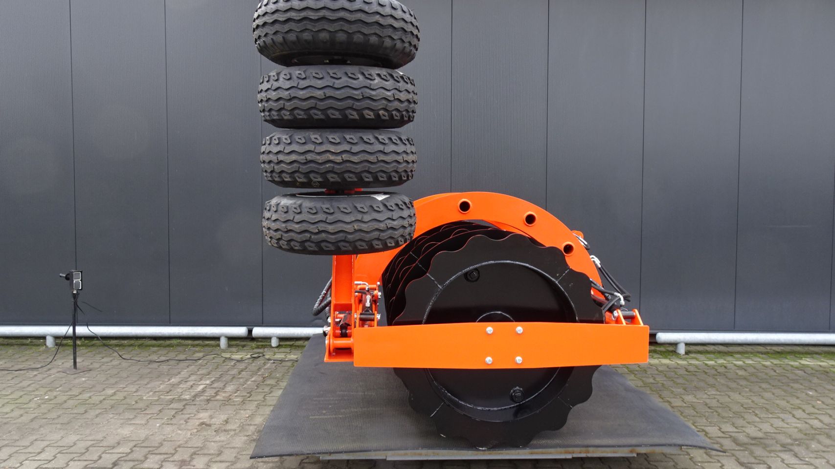 Kuil silage verdichting wals side shift hydraulische zij arm
