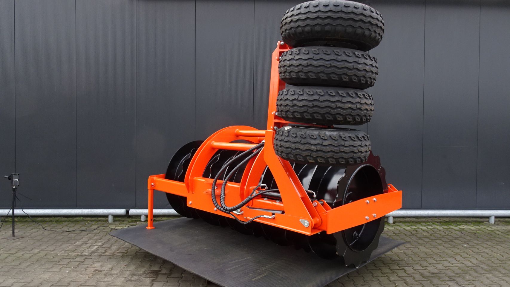 Kuil silage verdichting wals side shift hydraulische zij arm
