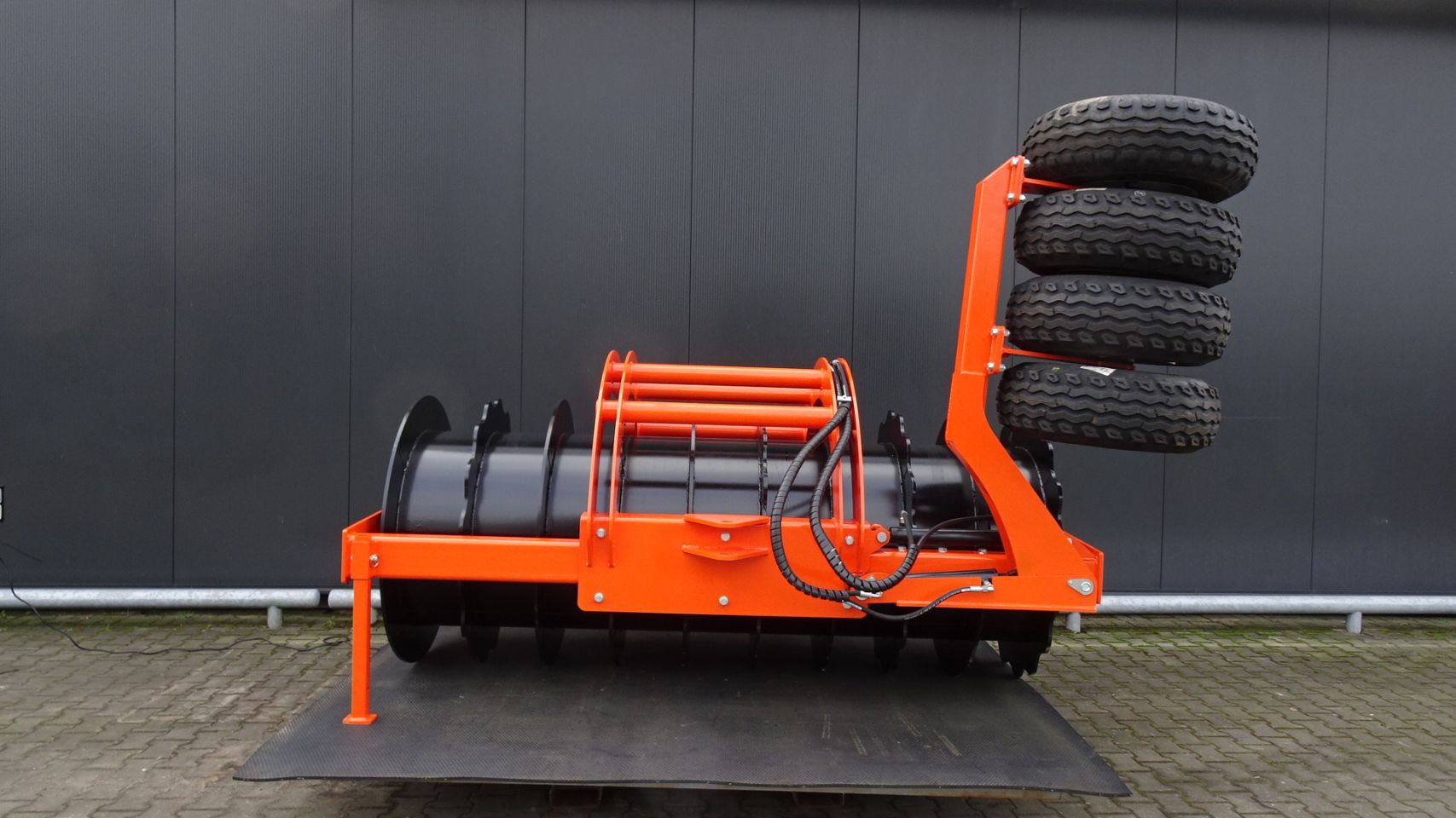 Kuil silage verdichting wals side shift hydraulische zij arm