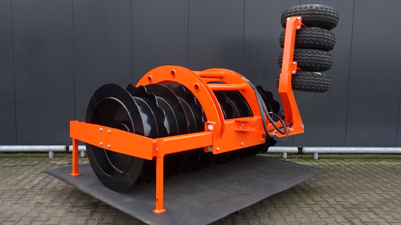 Kuil silage verdichting wals side shift hydraulische zij arm