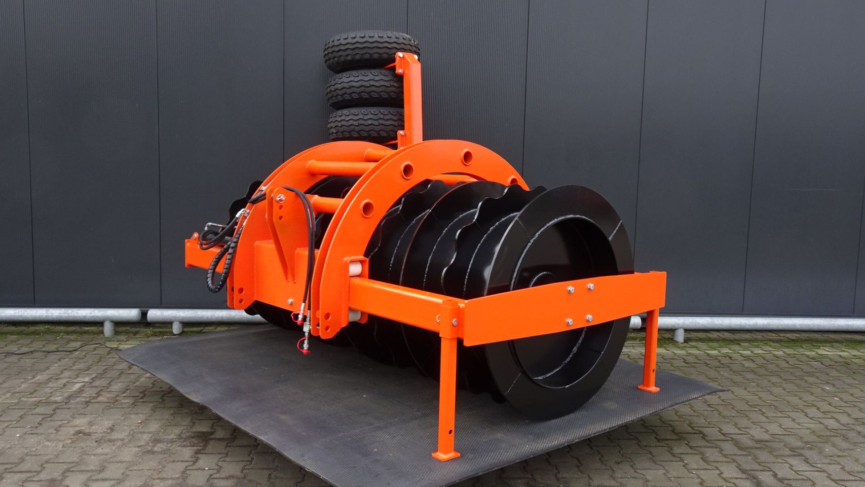 Kuil silage verdichting wals side shift hydraulische zij arm