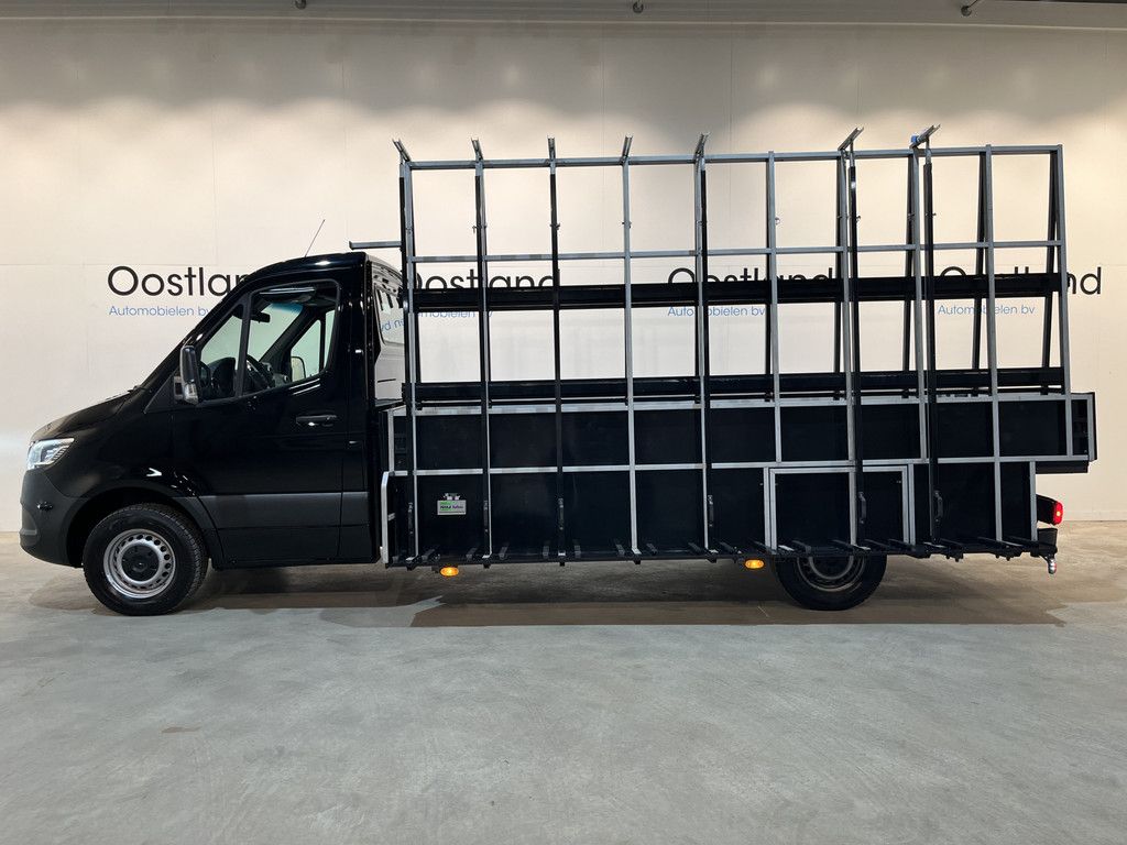 Mercedes-Benz Sprinter 317 CDI L3 RWD Automaat Open Laadbak met Glasresteel / Euro 6 / Trekhaak 3500 KG / Airco / Cruise Control / Camera / Navigatie / 34.000 KM !!