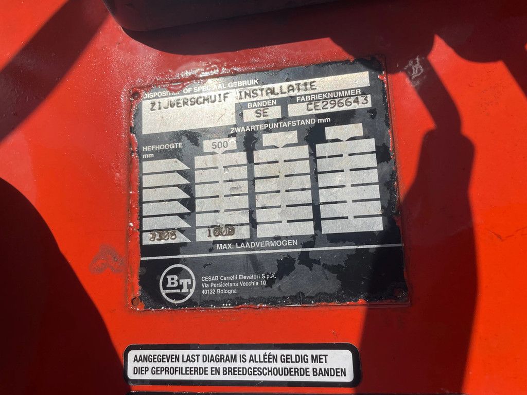 BT BT C3E100 / Cesab Blitz 100 compacte heftruck NIEUWE ACCU