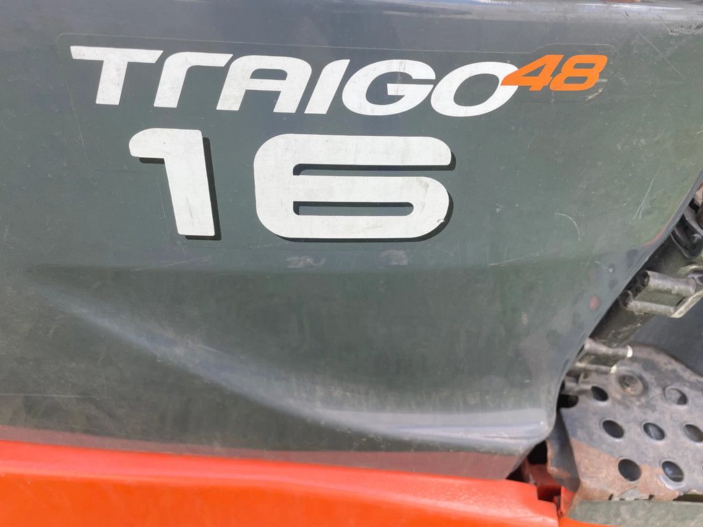 Toyota 8FBE16T heftruck met freelift 3300mm mast