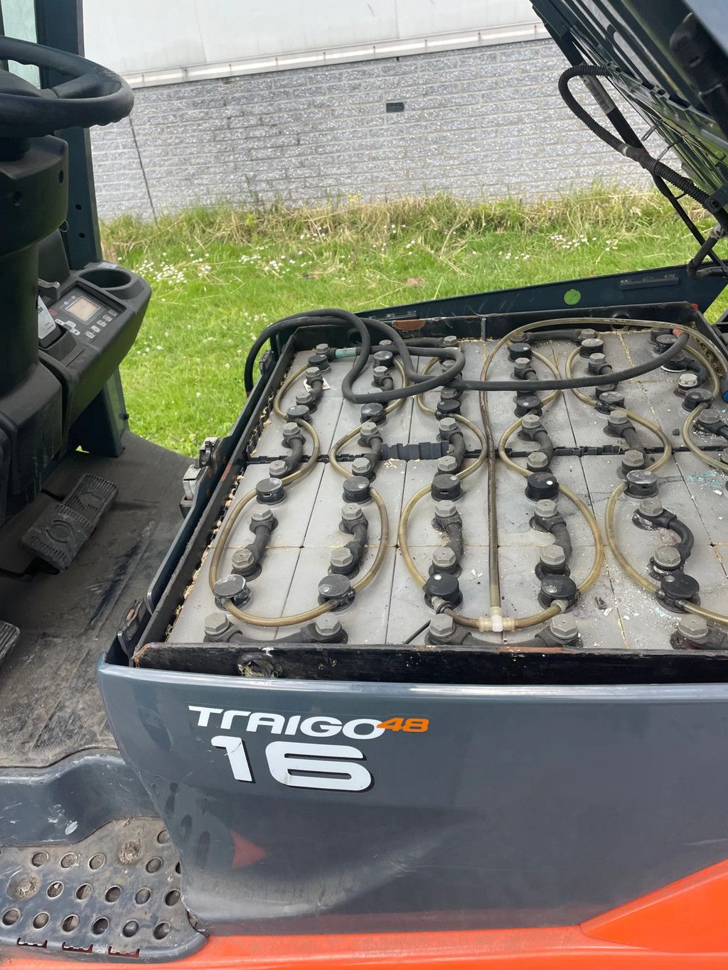 Toyota 8FBE16T heftruck met freelift 3300mm mast