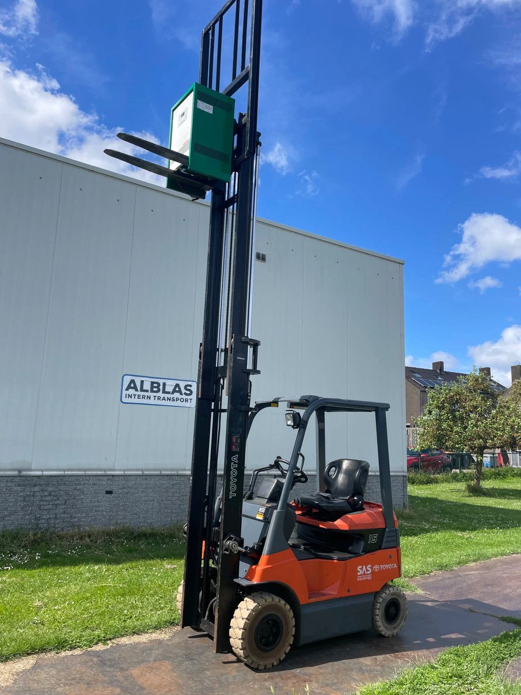 Toyota 7FBH15 heftruck 4m mast