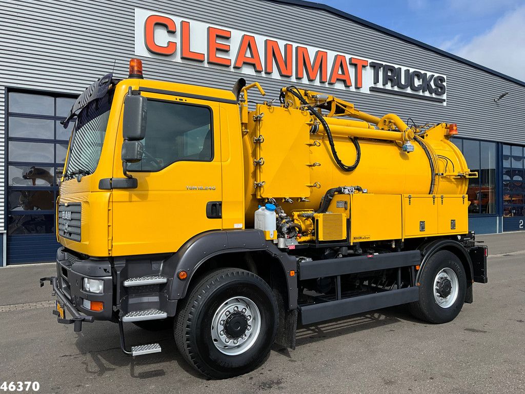 Man TGM 18.240 4x4 Bekker Lagram kolkenzuiger Just 53.487 km!
