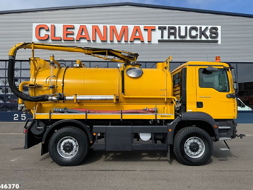 Man TGM 18.240 4x4 Bekker Lagram kolkenzuiger Just 53.487 km!