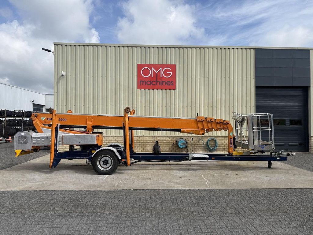 2010 Omme 2900 EBDZ, Aanhanger hoogwerker, 29 meter