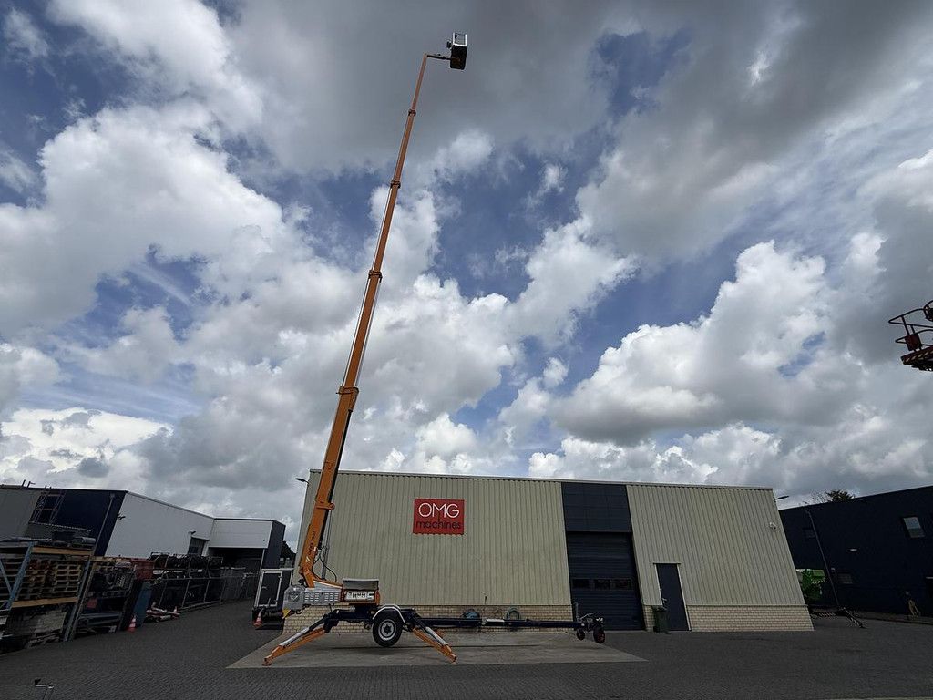 2010 Omme 2900 EBDZ, Aanhanger hoogwerker, 29 meter