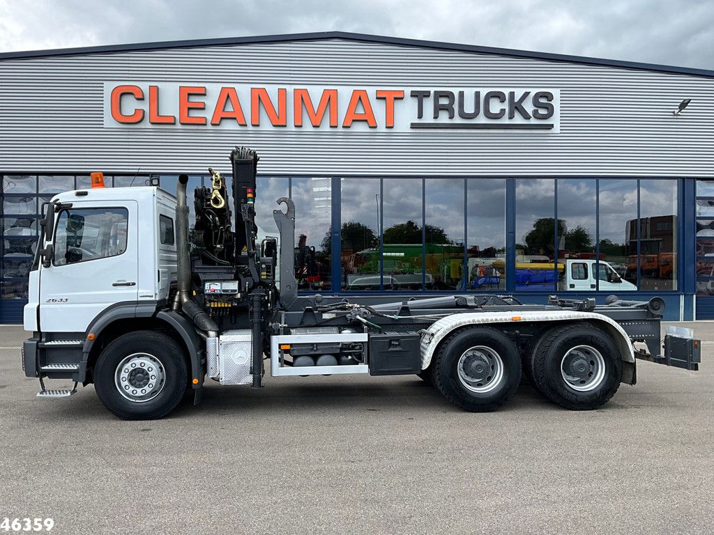 Mercedes-Benz Axor 2633 6x4 Hiab 16 Tonmeter laadkraan Manual Steel suspension