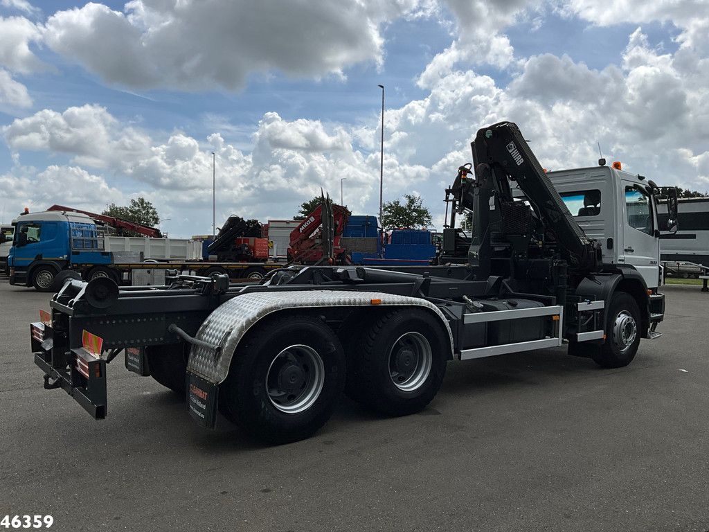 Mercedes-Benz Axor 2633 6x4 Hiab 16 Tonmeter laadkraan Manual Steel suspension