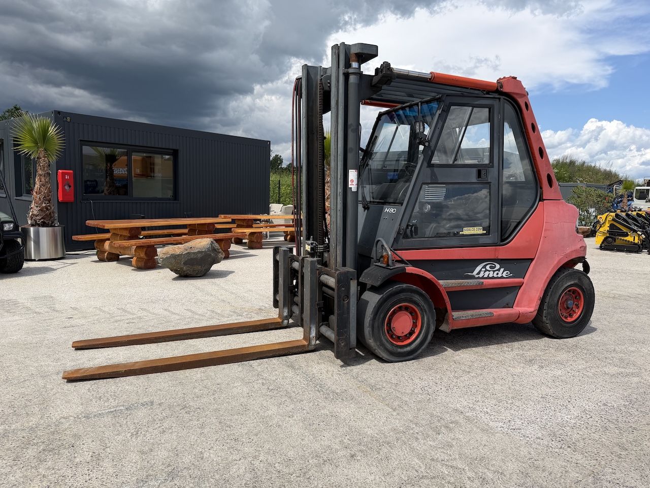 Linde H80D Hydraulische vorken