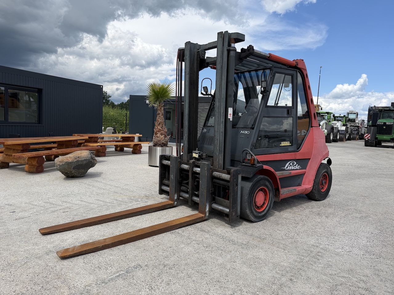 Linde H80D Hydraulische vorken