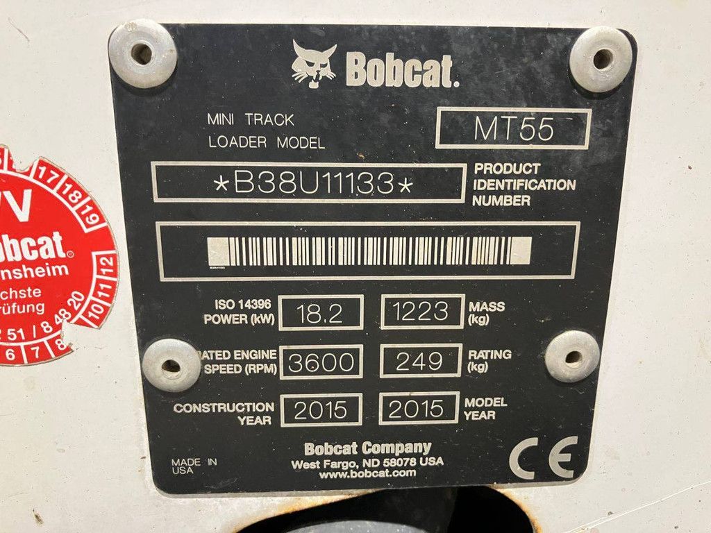 Kompaktlader Bobcat MT55 Diesel 18,2 kW 2015