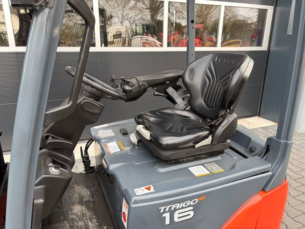 Toyota 8FBEK16T Electric Forklift 1600kg 5.0m 2017