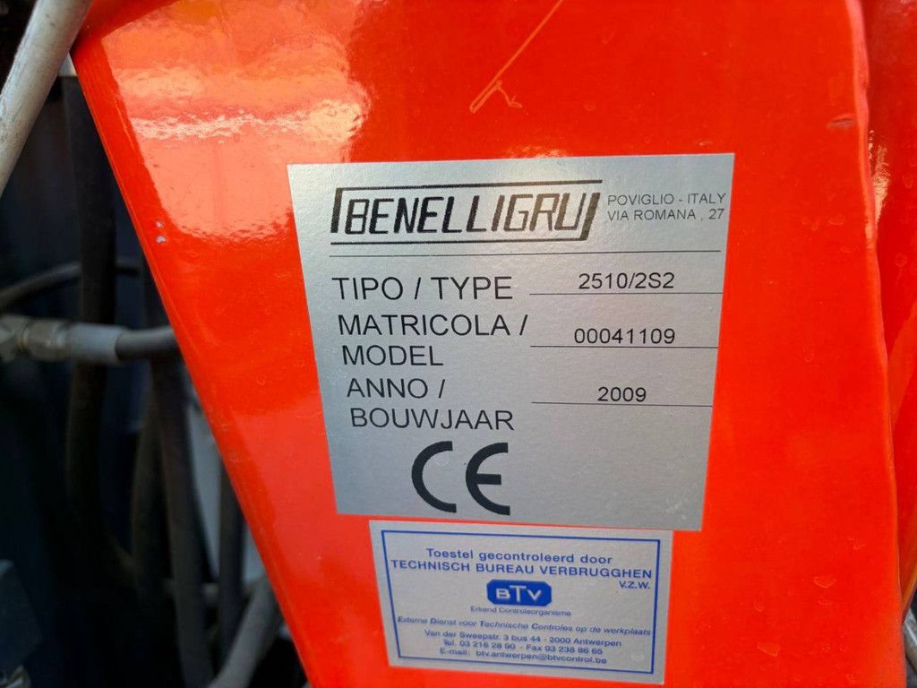 Van Bouwel Idefix 2510/2S2 Crane Electric + Petrol 11.2m 2010