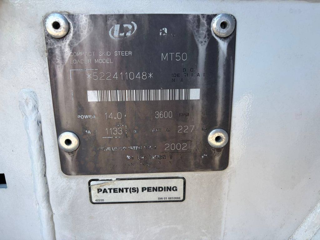 Kompaktlader Bobcat MT50 Diesel 14kW 2002