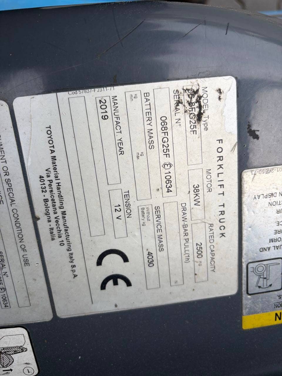 Gabelstapler Toyota 06-8FG25F LPG 2500kg 4,3m 2019