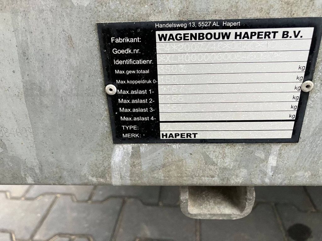 Kipper Hapert MA 3500kg