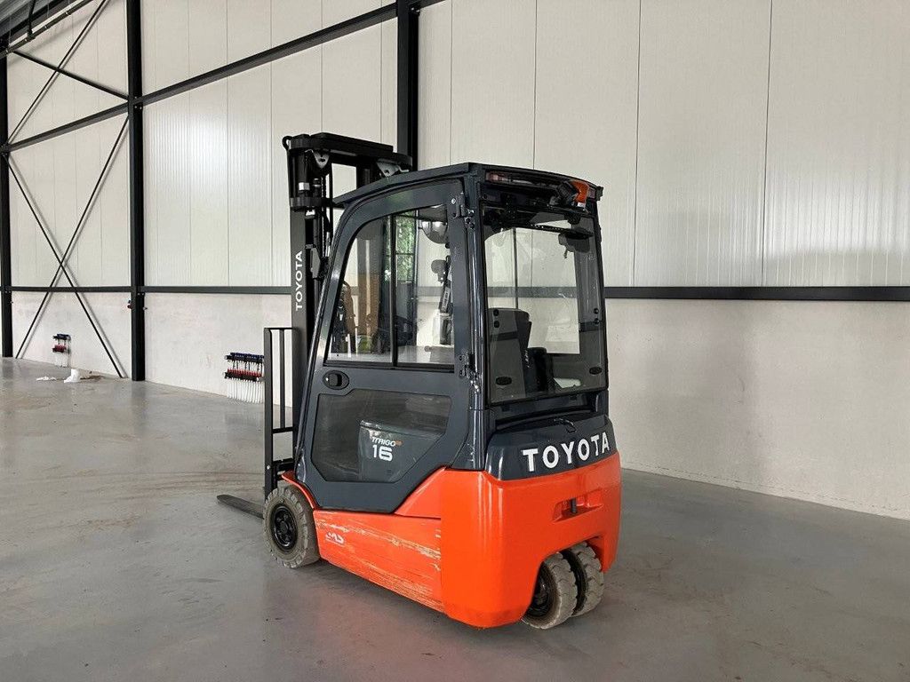 Toyota 8FBEK16T Electric Forklift 1600kg 5.0m 2020
