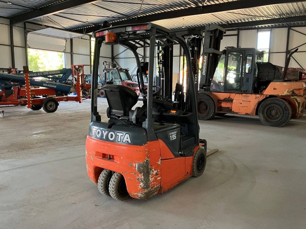 Heftruck Toyota 8FBET15 Elektrisch 1380kg 5.0m 2015