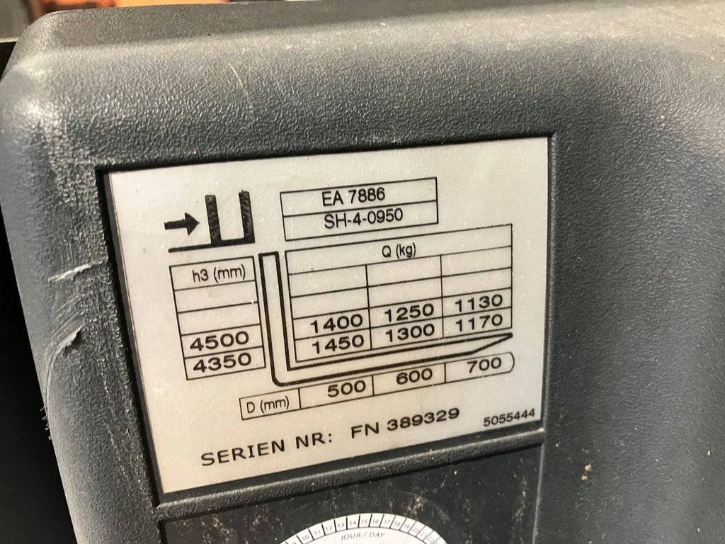 Forklift Jungheinrich EFG 115 Electric 4000kg 4.5m 2008