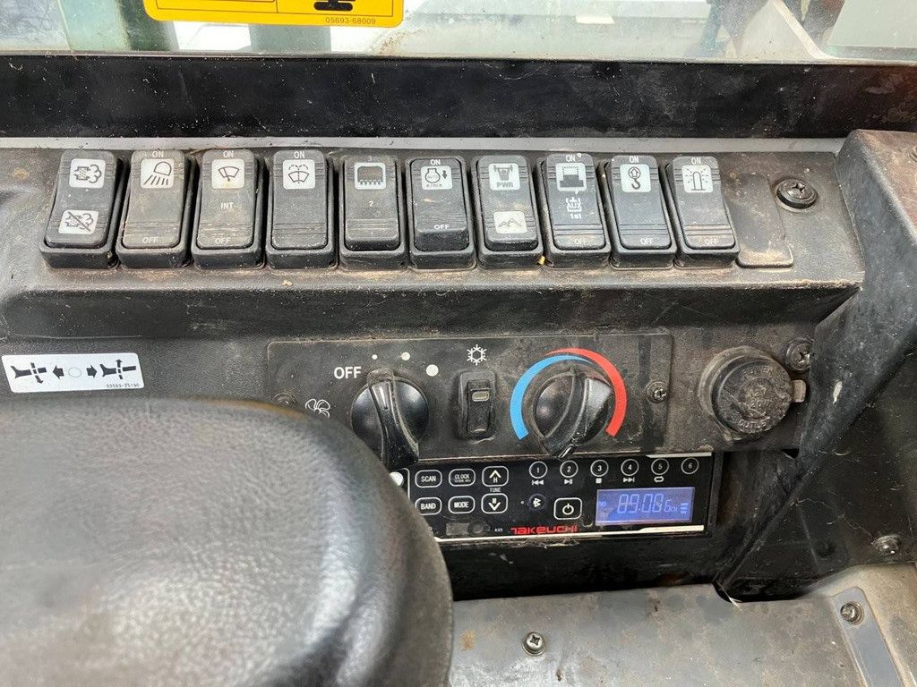 Rupsgraafmachine Takeuchi TB280FR Diesel 2018