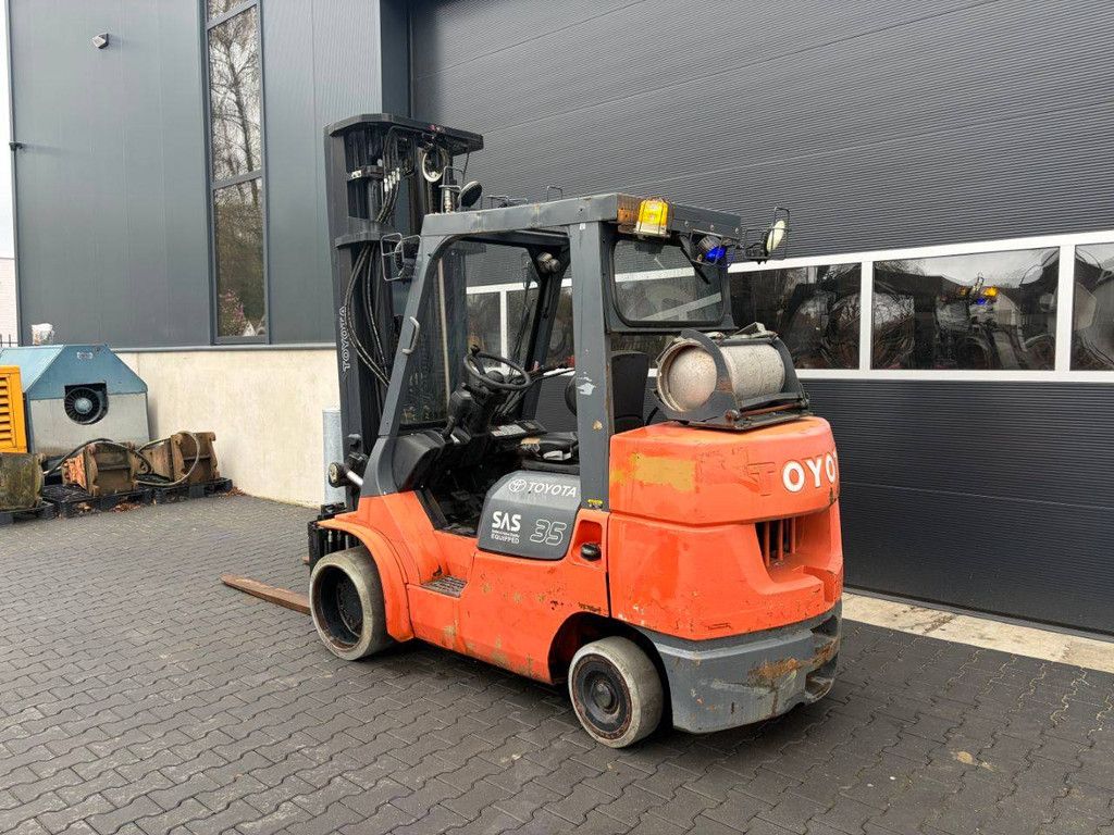 Forklift Toyota 7FGCU35 LPG 3500kg 6m 2012