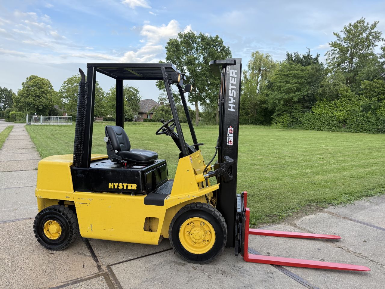 Frisse Hyster 2.5 tonner diesel heftruck Sideshift verlichting