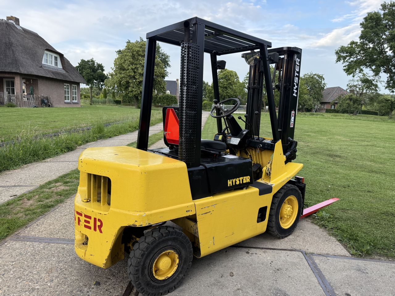 Frisse Hyster 2.5 tonner diesel heftruck Sideshift verlichting