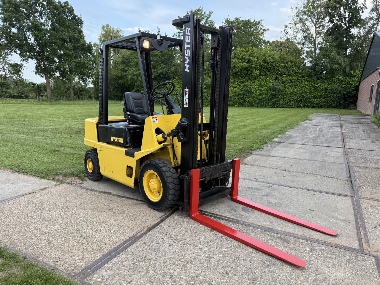 Frisse Hyster 2.5 tonner diesel heftruck Sideshift verlichting