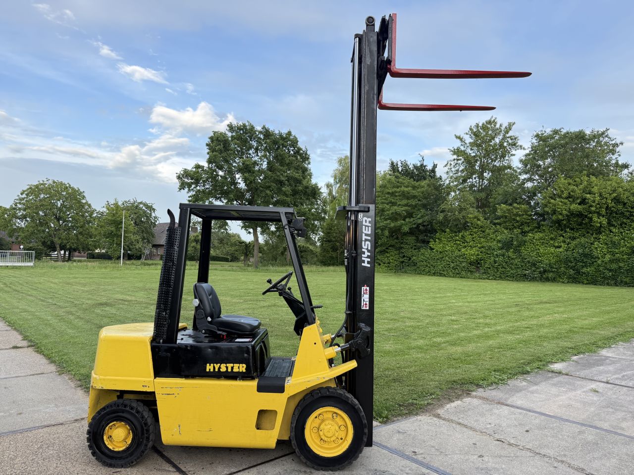 Frisse Hyster 2.5 tonner diesel heftruck Sideshift verlichting