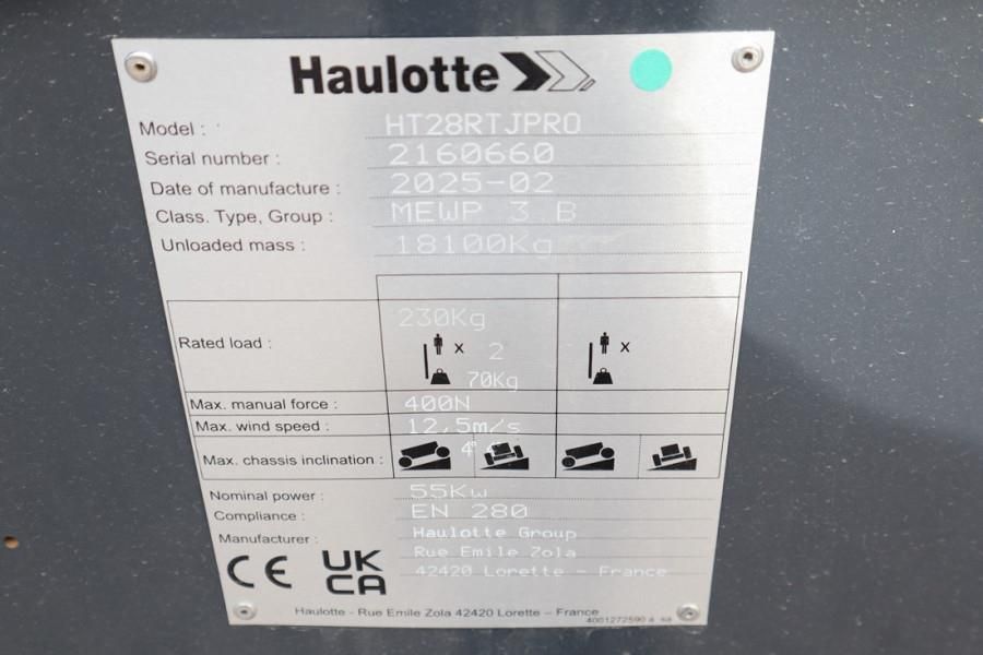 Haulotte HT28RTJ Pro Guarantee! 4x4x4 Drive, 28 m Working H