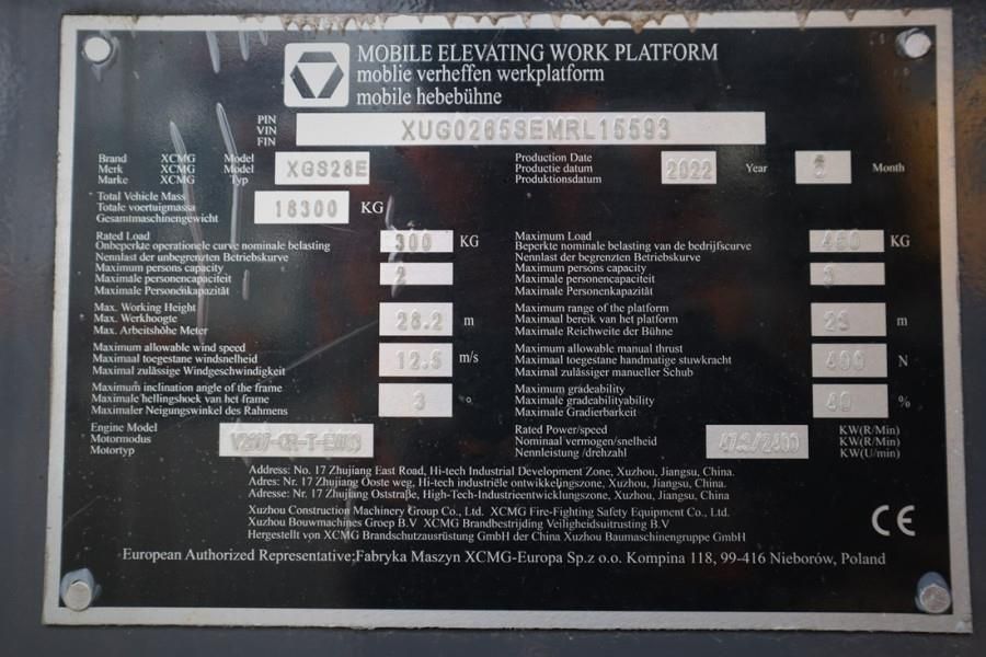 XCMG XGS28E Valid inspection, *Guarantee! Diesel, 4x4 D