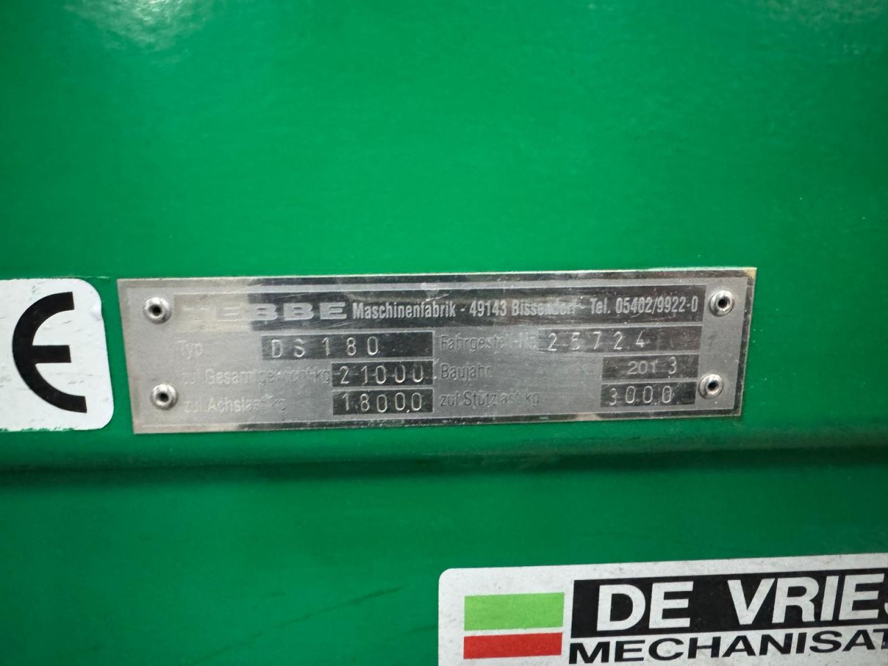 Tebbe DS 180 Universeel Breedstrooier