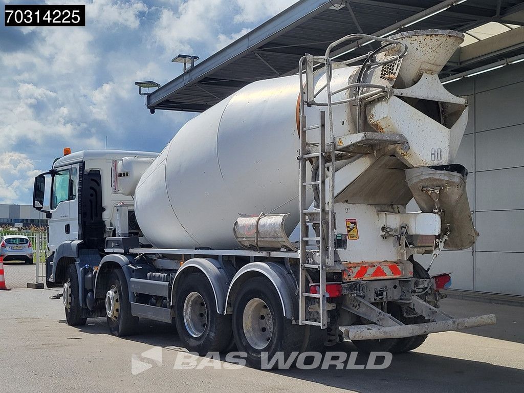 MAN TGS 32.420 8X4 9m3 Liebherr HTM 905PSKD Mixer Steel suspension Engine Brake Euro 6