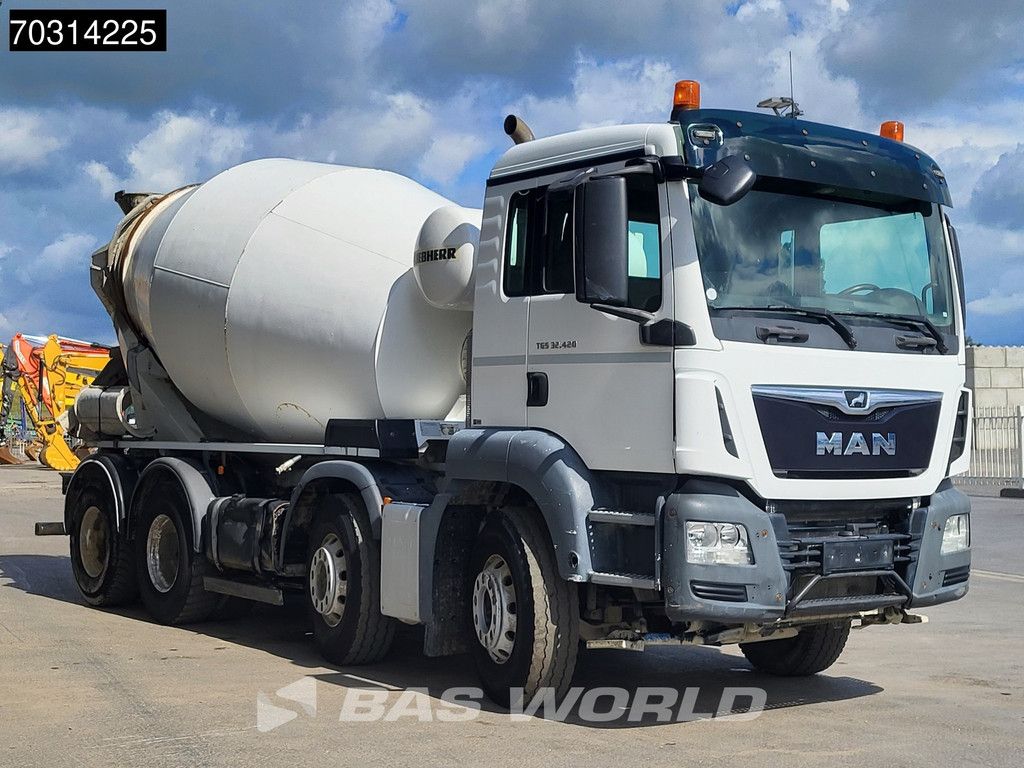 MAN TGS 32.420 8X4 9m3 Liebherr HTM 905PSKD Mixer Steel suspension Engine Brake Euro 6