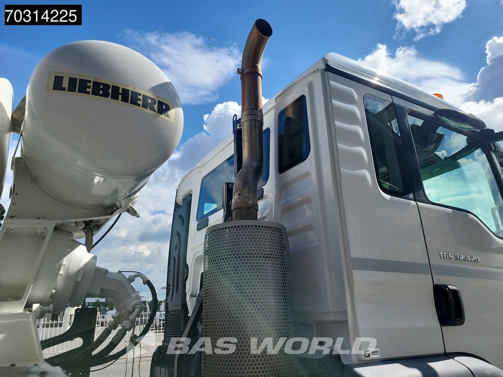 MAN TGS 32.420 8X4 9m3 Liebherr HTM 905PSKD Mixer Steel suspension Engine Brake Euro 6
