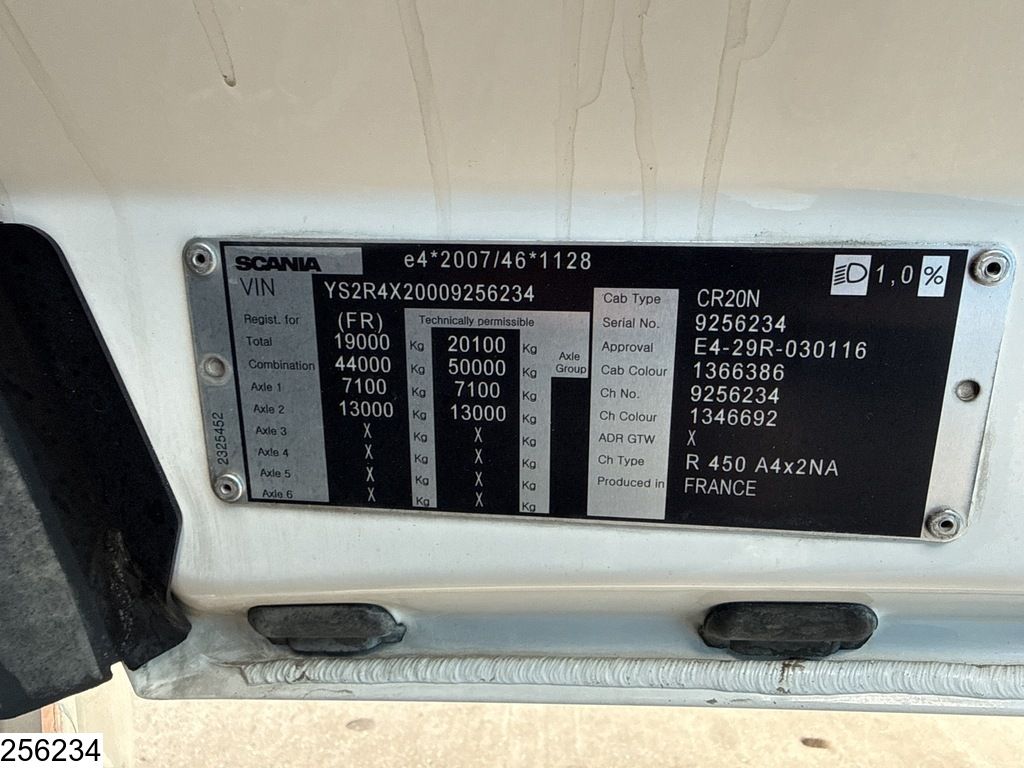 Scania R 450 EURO 6, Retarder, PTO, Standairco