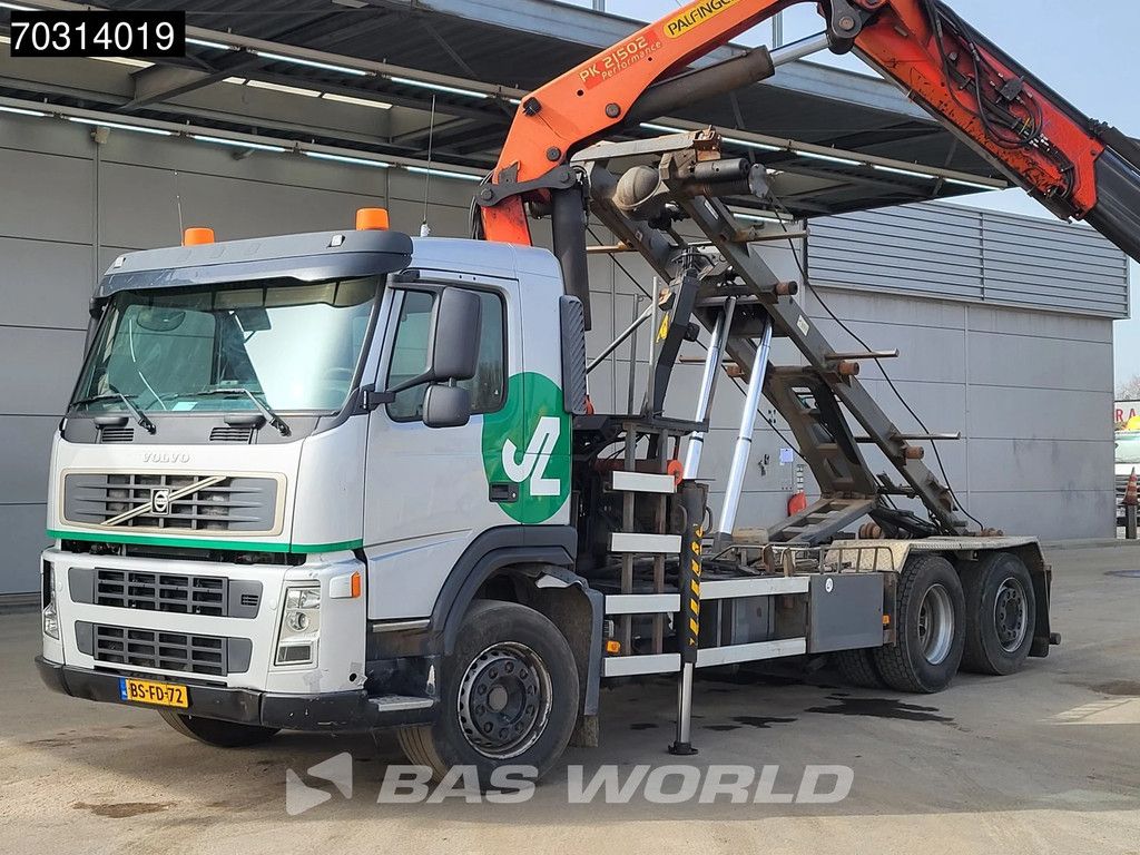 Volvo FM FM 340 6X2 NL-Truck Palfinger PK21502 Kran Crane 2 extensions 24t cablelift Euro 3