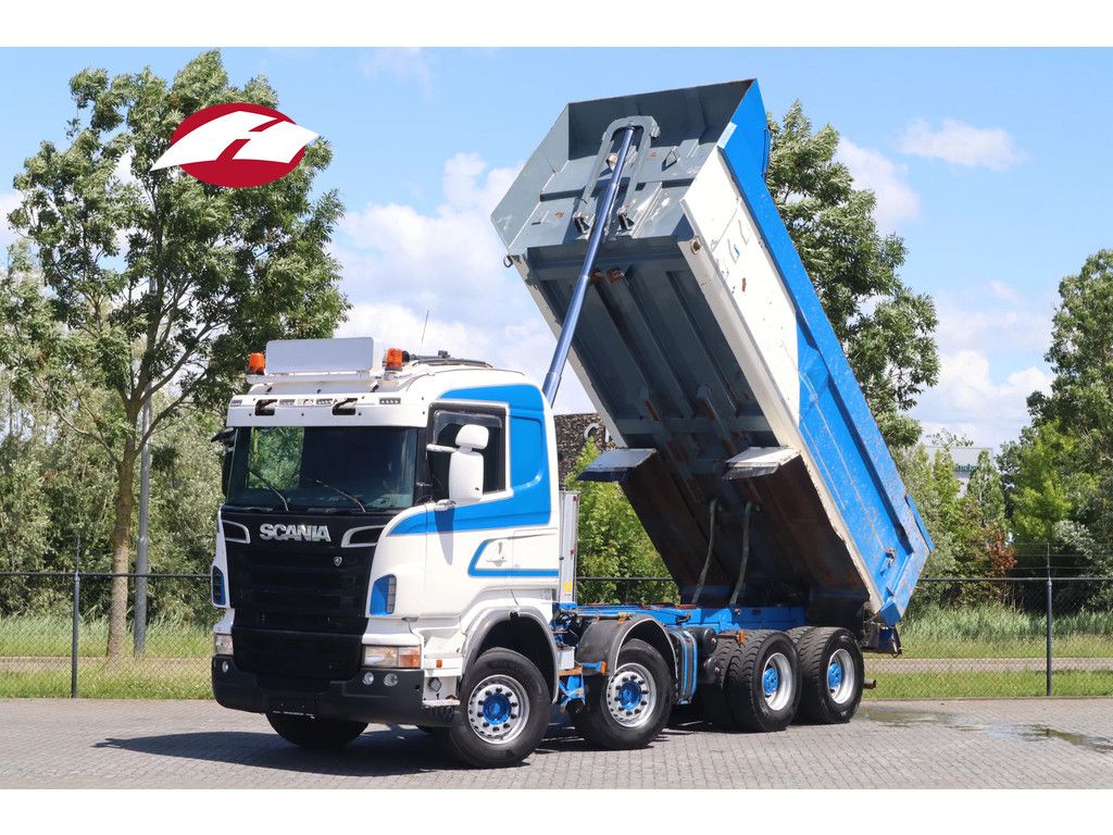 Scania R500 V8 | 8X4 | RETARDER | FULL STEEL | BIG AXLES | EURO 5