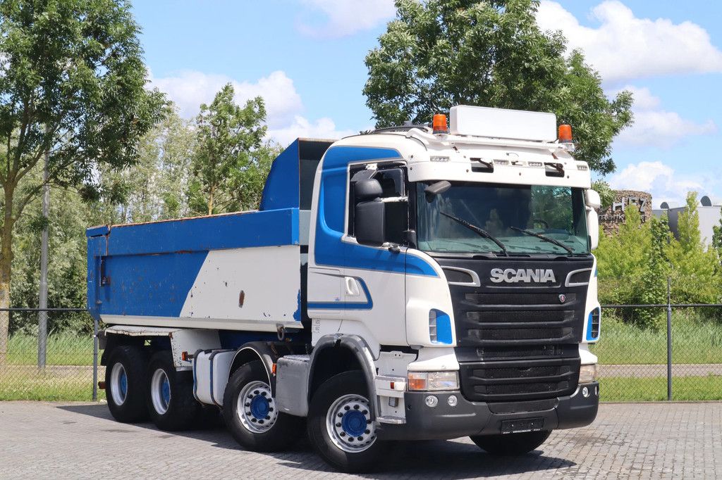 Scania R500 V8 | 8X4 | RETARDER | FULL STEEL | BIG AXLES | EURO 5
