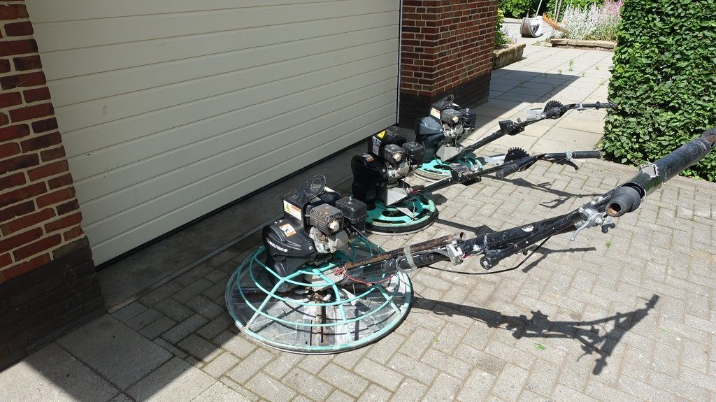 Whiteman 3x WTM vlindermachine met schuurbord