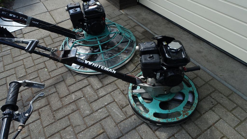 Whiteman 3x WTM vlindermachine met schuurbord