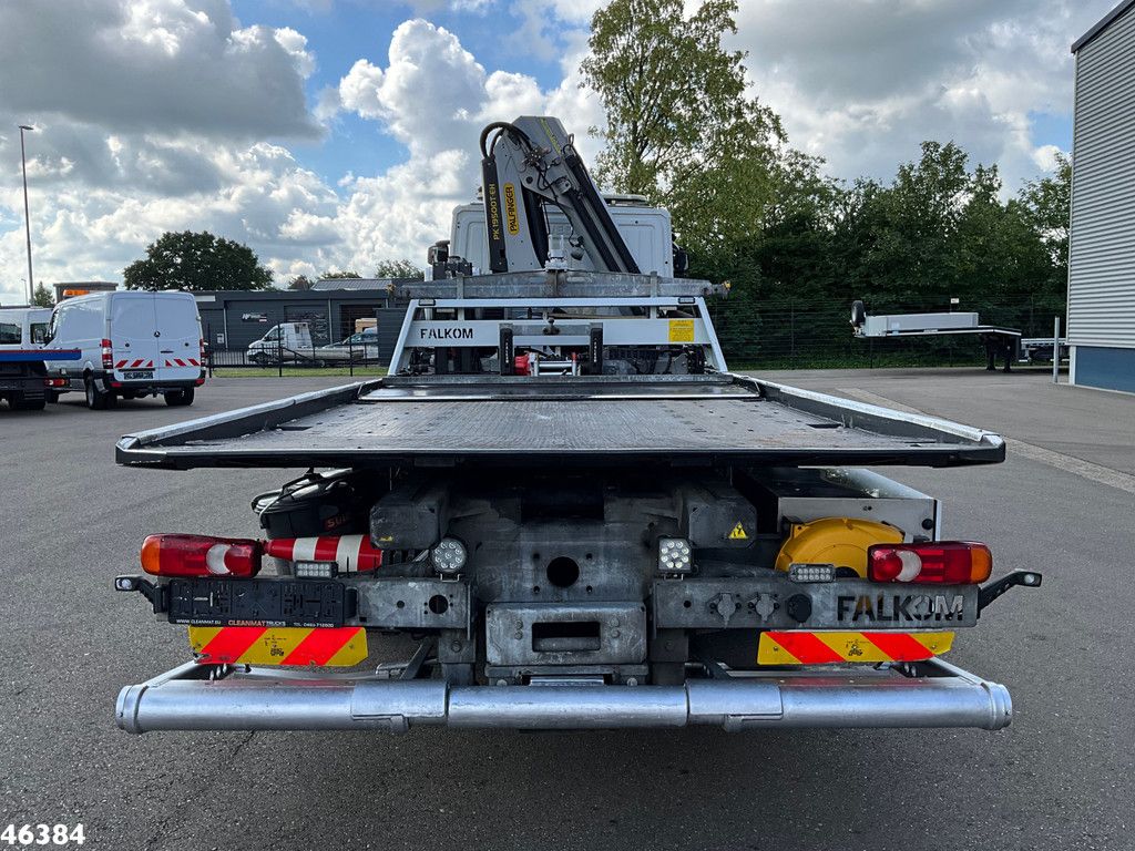 Iveco Eurocargo ML160E32 Euro 6 Falkom Abschlepp + Palfinger 19 Tm laadkraan