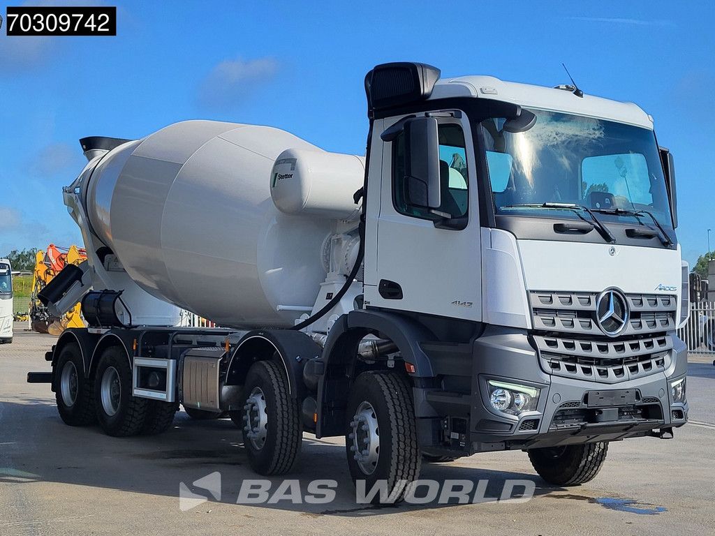 Mercedes Arocs 4142 8X4 NEW! 12m3 Stetter Mixer Steelsuspension Big-Axle Euro 6