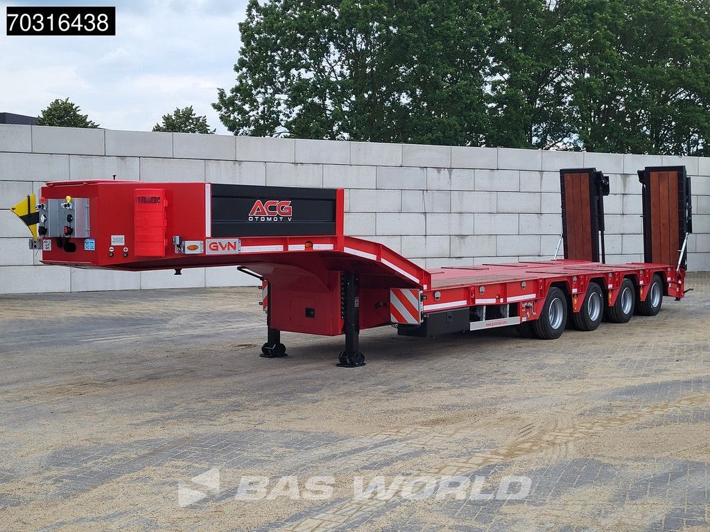 GVN 4 GVN 4 axles NEW! Lifting Axle + 2x Steering Axle Hydraulic Ramps