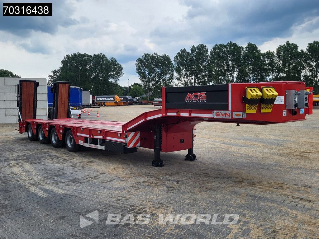 GVN 4 GVN 4 axles NEW! Lifting Axle + 2x Steering Axle Hydraulic Ramps